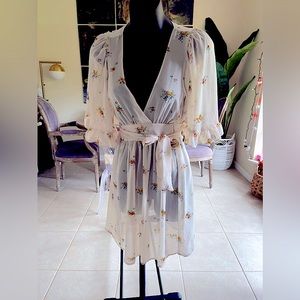 Betsey Johnson Vintage for Urban Outfitters Floral Dress